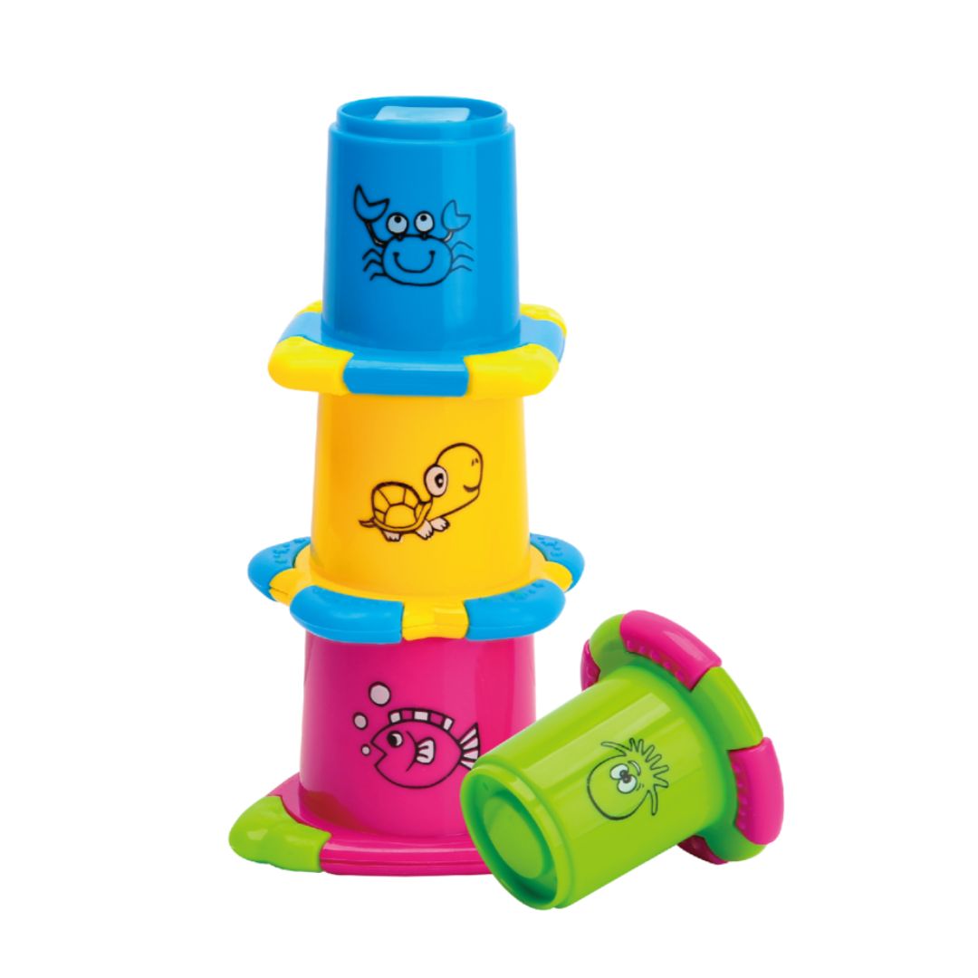 TANNY KIDS STACKING CUPS, Ages 10M+