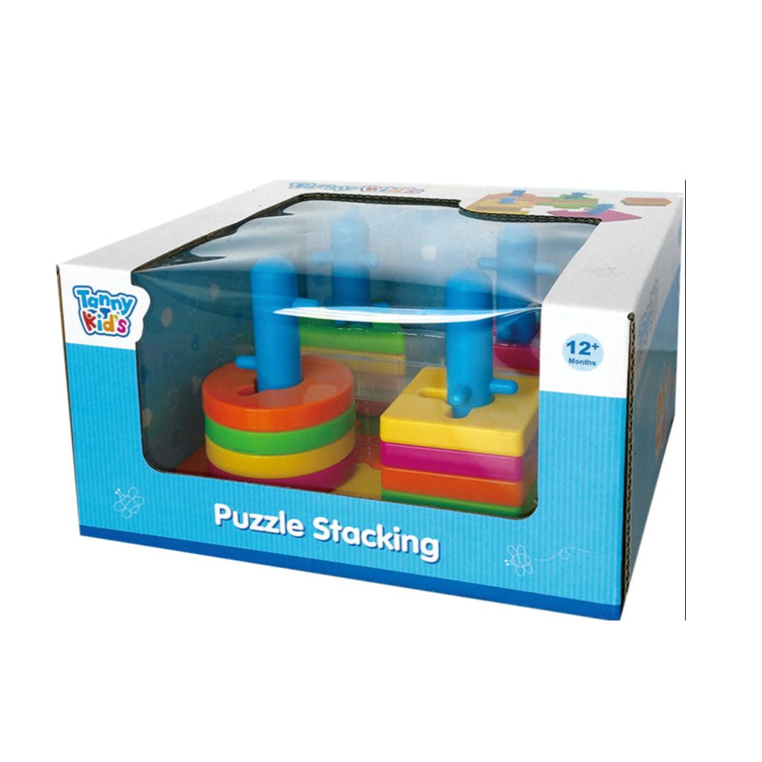 TANNY KIDS  PUZZLE STACKING, Ages 12M+