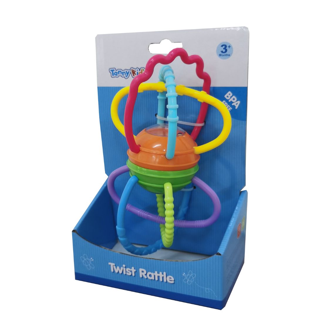 TANNY KIDS  TWIST RATTLE, Ages 3M+
