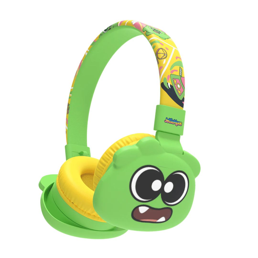 JELLIEMONS  BOOMA ECHO WIRELESS HEADPHONES GREEN, Ages 5+