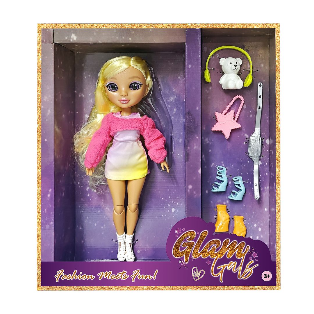 KAIWELL FASHION DOLL MUSIC GLAM GIRLZ 9, Ages 3+