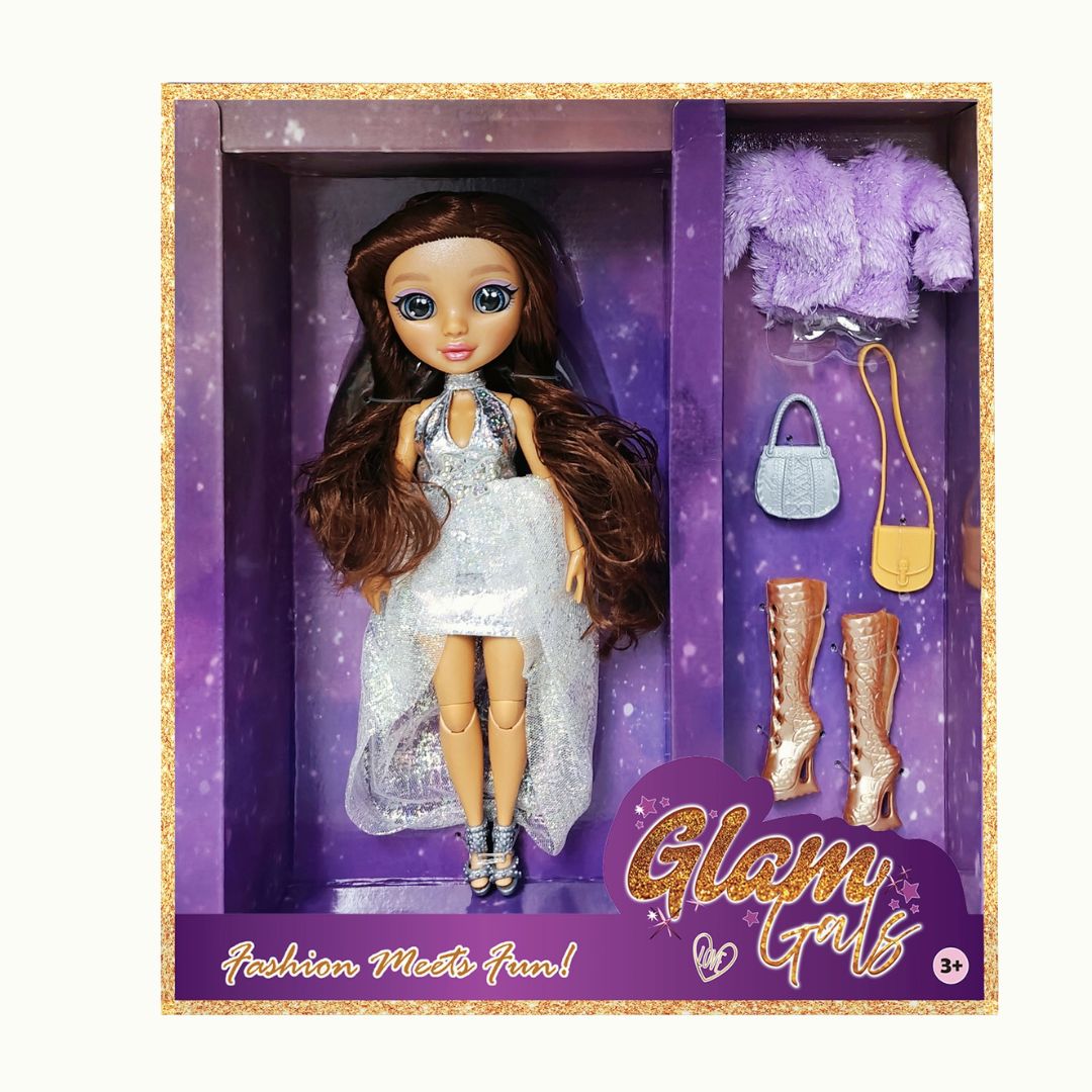KAIWELL FASHION DOLL SHOW PARTY GLAM GIRLZ 9, Ages 3+