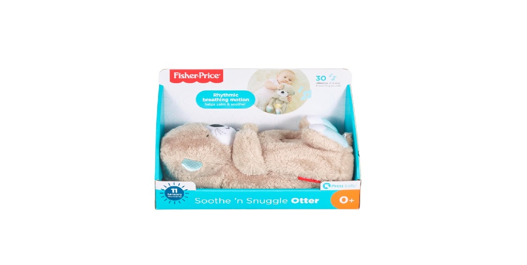 FISHER PRICE SNUGGLE OTTER PLUSH INFANT MUSICAL — Fisher-Price