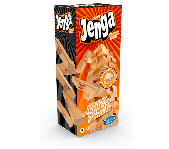 Hasbro Gaming Classic Jenga Hardwood Blocks — Jenga